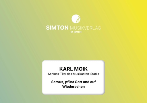 [420257] Servus, pfüat Gott und auf Wiedersehen