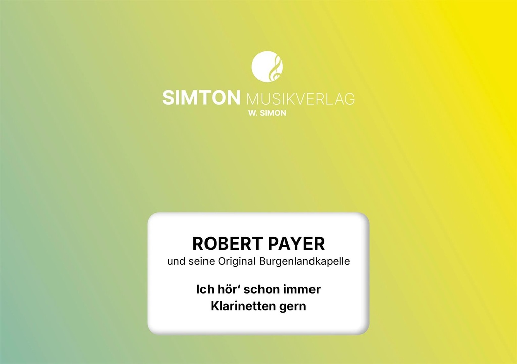 Ich hör' schon immer Klarinetten gern